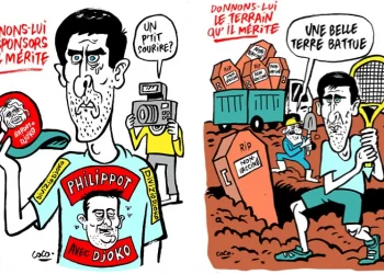 Charlie Hebdo objavio karikature Đokovića s mrtvačkim sandukom i jezivim porukama