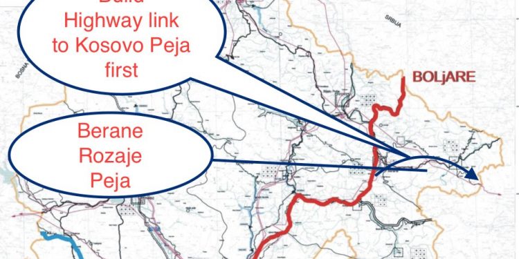 Crna Gora: Stručnjaci iz EU zagovaraju izgradnju auto-puta prema Kosovu preko Rožaja