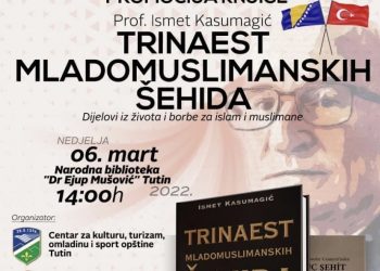 (VIDEO) Sutra u Tutinu promocija knjige “13 mladomuslimanskih šehida” prof. Ismeta Kasumagića