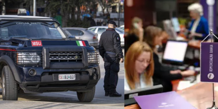 Maskirani razbojnici opljačkali Komercijalnu banku, uperili puške u policiju