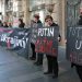 Žene u crnom održale protest zbog agresije Rusije na Ukrajinu u Knez Mihajlovoj ulici