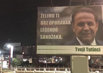 U Tutinu osvanuli bilbordi podrške Rasimu Ljajiću