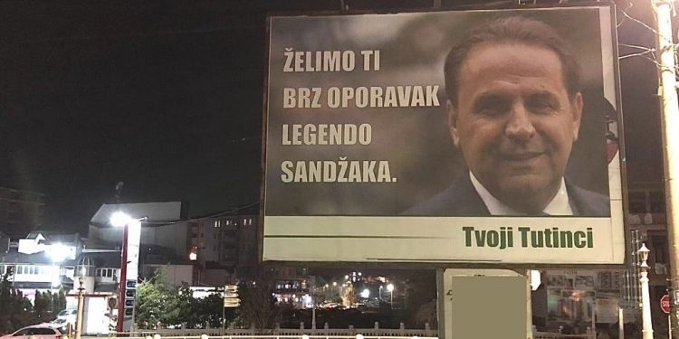 U Tutinu osvanuli bilbordi podrške Rasimu Ljajiću
