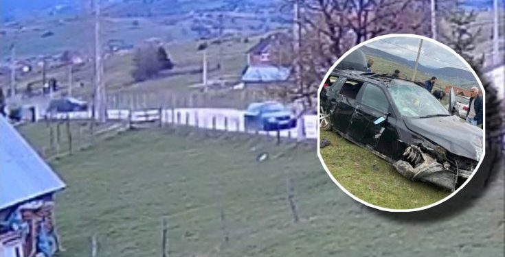 (VIDEO) Snimak saobraćajne nesreće u Veljem Polju