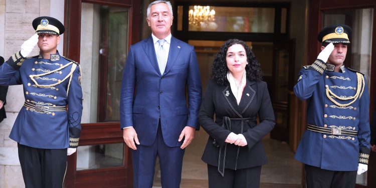 Osmani od Đukanovića zatražila podršku za prijem Kosova u Savjet Evrope