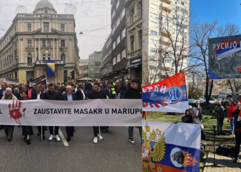 U Sarajevu skup podrške Ukrajini, u Banja Luci Rusiji