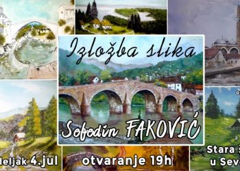 Izložba tutinskog slikara Sefedina Fakovića u Sevojnu
