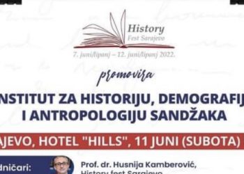 U Sarajevu 11-og juna promocija Instituta za historiju,demografiju i antropologiju Sandžaka
