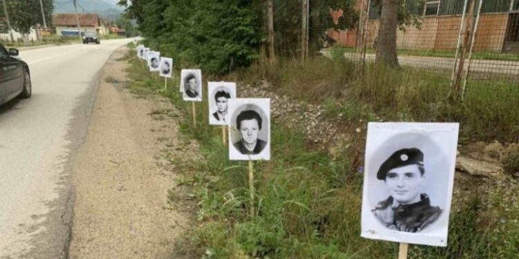 Fotografije ubijenih pripadnika Vojske RS-a na putu Bratunac-Potočari