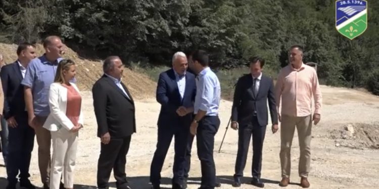 (VIDEO) Ministar Momirović obišao radove na putu Tutin-Novi Pazar