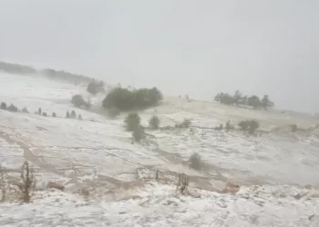 Nevrijeme sa gradom pogodilo Pešter: Zabijelio se kao u decembru