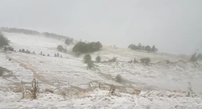 Nevrijeme sa gradom pogodilo Pešter: Zabijelio se kao u decembru