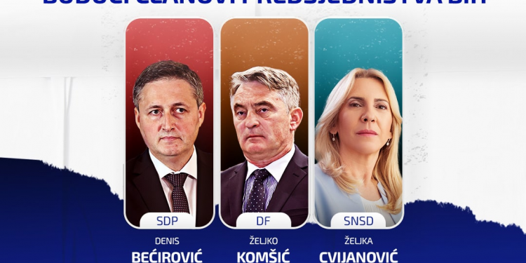 Bećirović, Komšić i Cvijanović ulaze u Predsjedništvo BiH: Preliminarni rezultati izbora u BiH