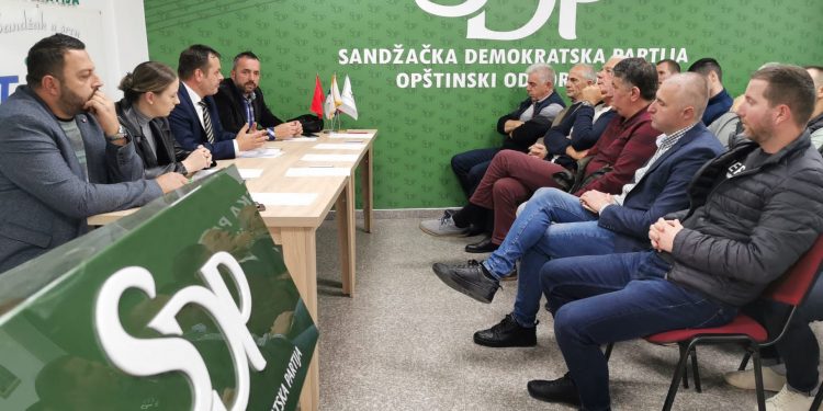 Formiran izborni štab SDP u Tutinu za izbore za BNV