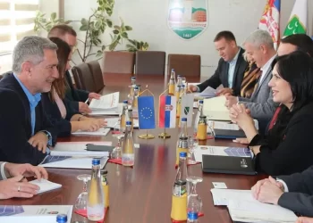 Šef Odjeljenja za saradnju Delegacije EU u Srbiji Nikola Bertolini u Novom Pazaru