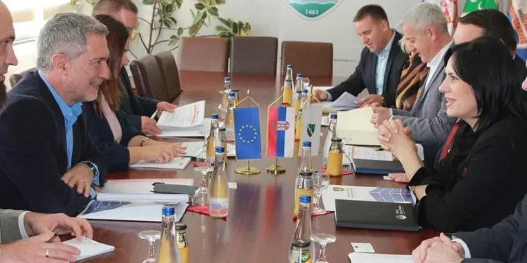 Šef Odjeljenja za saradnju Delegacije EU u Srbiji Nikola Bertolini u Novom Pazaru