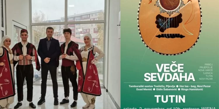 Veče sevdaha u organizaciji SDP u srijedu i u Tutinu