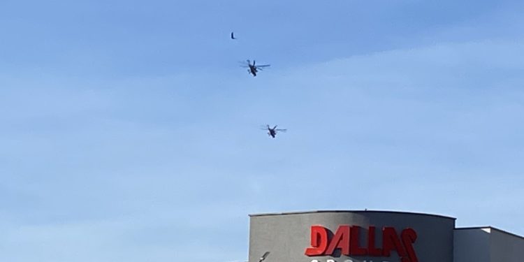Dva borbena helikoptera danas nadlijetala Tutin