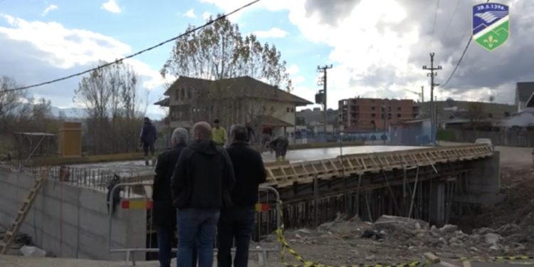 (VIDEO) Izgradnja mosta na Vidrenjaku kod crkve u završnoj fazi