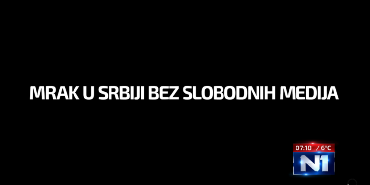 Televizije N1 i Nova S prekinule emitovanje programa u Srbiji