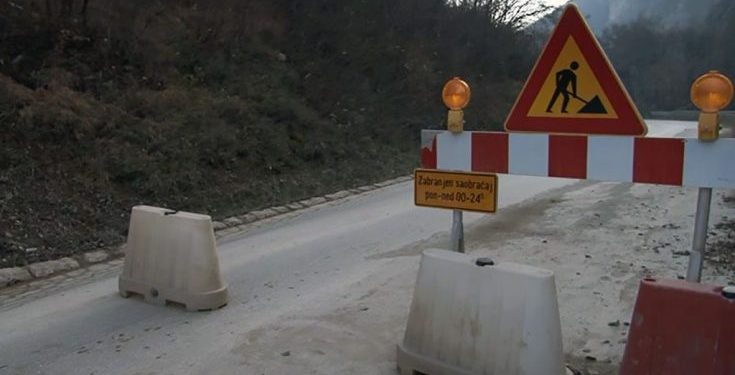 U petak i subotu potpuna obustava saobraćaja na putu Ribariće-Brnjak