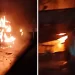 (VIDEO) Na putu se zapalio autobus, vatrogasci pokušavaju da ugase vatrenu stihiju