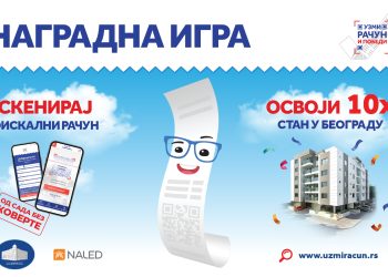 NAGRADNA IGRA, UZMI RAČUN I POBEDI, Ukupni nagradni fond obuhvata 10 stanova u Beogradu, ukupne vrednosti od skoro 1,7 miliona evra