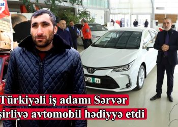 (VIDEO) Zbog  humanog djela Azerbejdžanac koji je sa  starom ladom  prevozio pomoć za Tursku, nagrađen novim autom